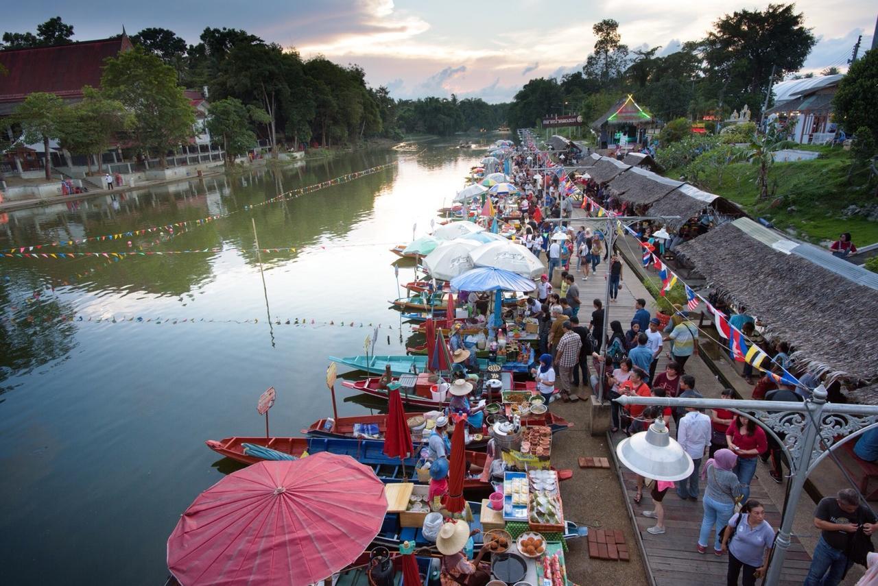 Talad Nam Klong Hae Resort Hat Yai Esterno foto