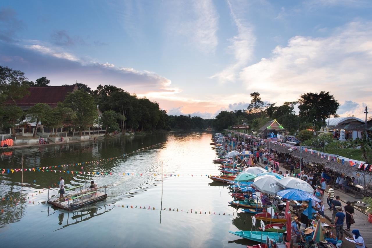 Talad Nam Klong Hae Resort Hat Yai Esterno foto